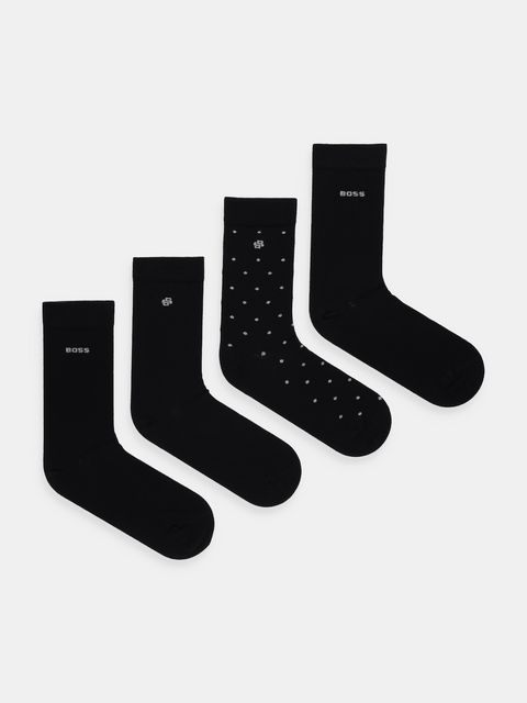 BOSS skarpetki 4-pack kolor czarny 50546742 - zdjęcie produktu nr 1