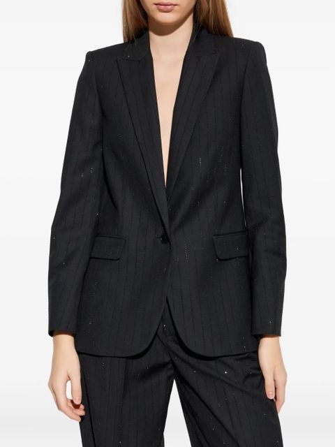 Zadig&Voltaire Valse pinstripe blazer - Black - zdjęcie produktu nr 2