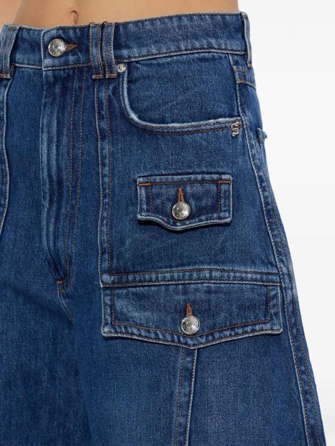 Sportmax Violino cargo-pocket jeans - Blue