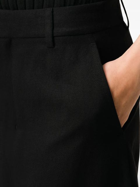 AMI Paris A-line midi skirt - Black