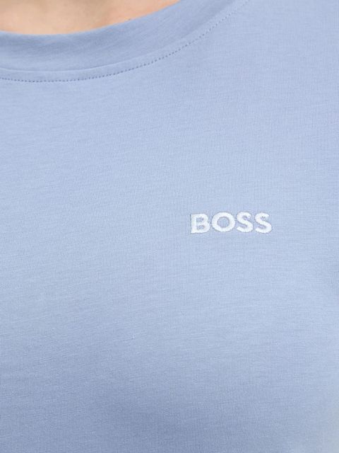 BOSS Orange t-shirt bawełniany C Esogo 1 damski kolor niebieski 50506973