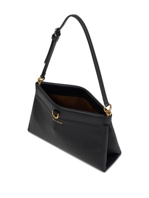 ETRO mini Talk leather shoulder bag - Black