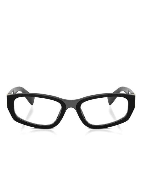 Miu Miu Eyewear logo-detail glasses - Black