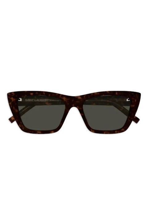 Saint Laurent Eyewear cat-eye sunglasses - Brown - zdjęcie produktu nr 1