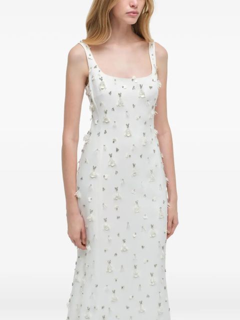 Simkhai Briella embelished dress - White