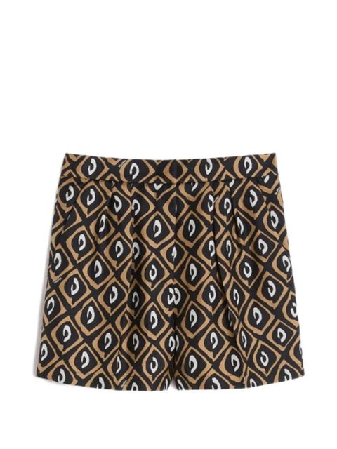 Max Mara geometric print shorts - Black - zdjęcie produktu nr 1