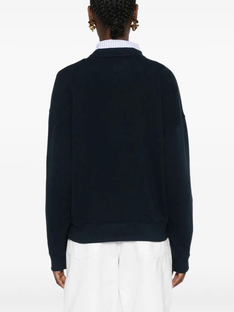 Ba&Sh Benjamin logo-print sweatshirt - Blue