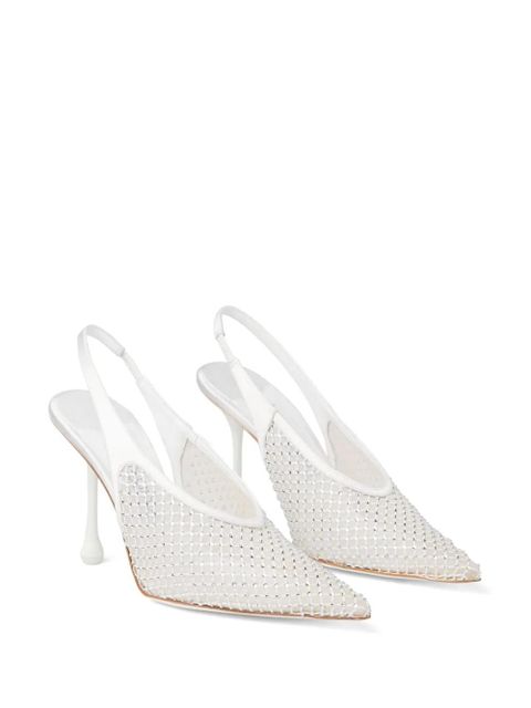 Jimmy Choo 95mm Isa pumps - White