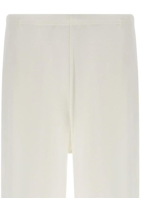 The Row Kohana elasticated-waistband trousers - White