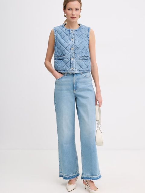 Morgan bezrękawnik damski jeansowy - zdjęcie produktu nr 1