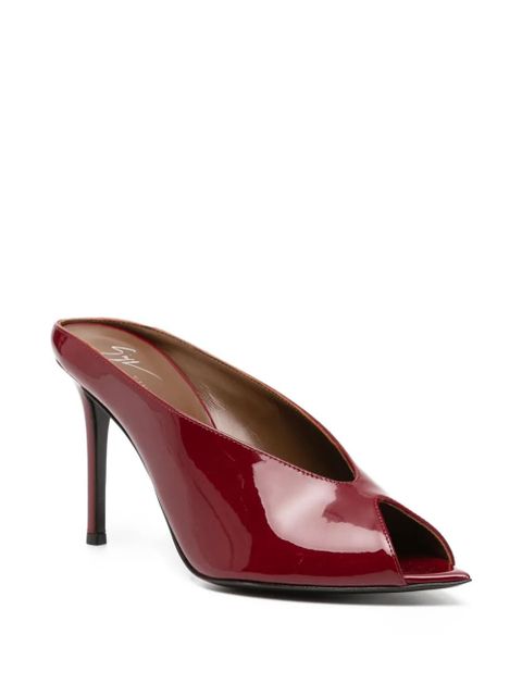 Giuseppe Zanotti 80mm peep-toe pumps - Red