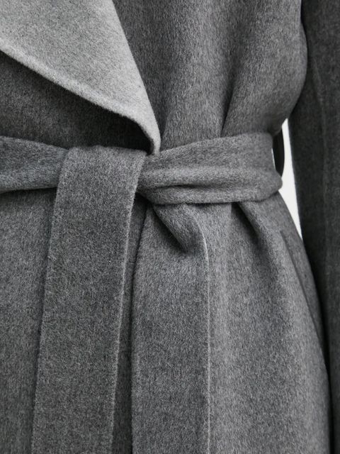 MACKAGE płaszcz wełniany kolor szary przejściowy oversize MAI-CN