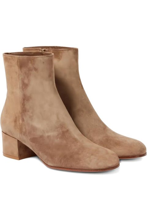 Gianvito Rossi 70mm Joelle suede boots - Brown - zdjęcie produktu nr 1