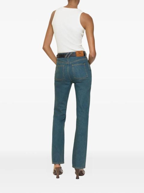 Burberry five-pockets equestrian patch jeans - Blue - zdjęcie produktu nr 2