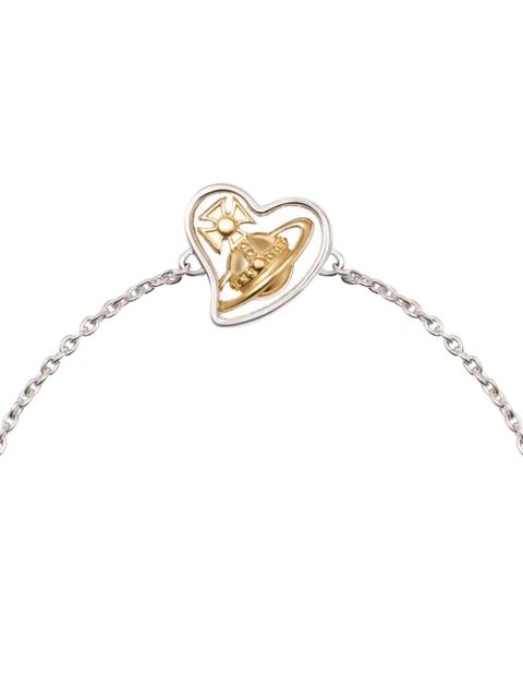 Vivienne Westwood Faye heart-Orb bracelet - Silver - zdjęcie produktu nr 2