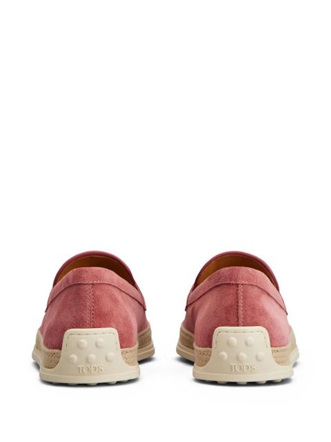 Tod's suede loafers - Pink
