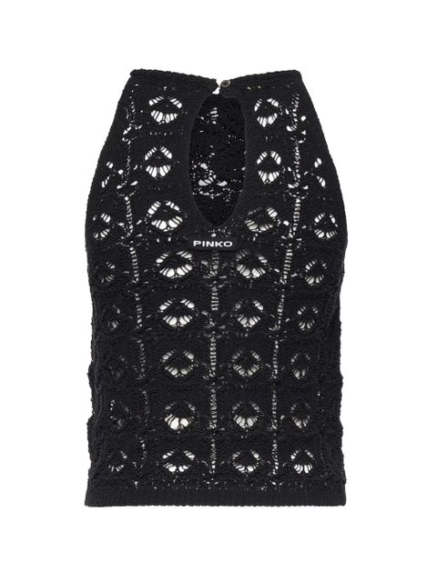 PINKO crochet tank top - Black - zdjęcie produktu nr 2