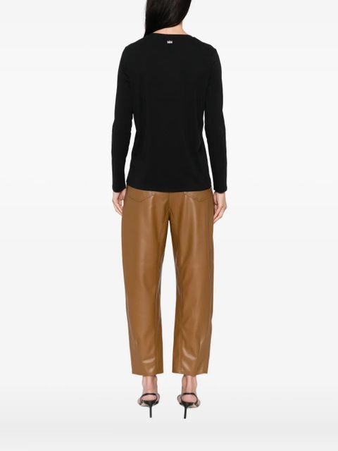 Max Mara long-sleeve top - Black