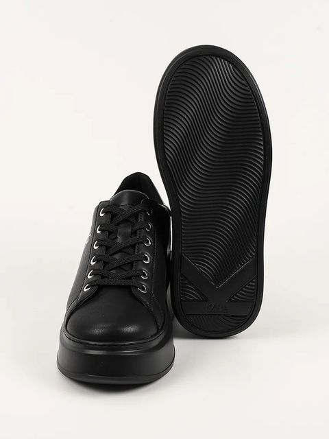 Karl Lagerfeld sneakersy skórzane ANAKAPRI damskie kolor czarny KL63512