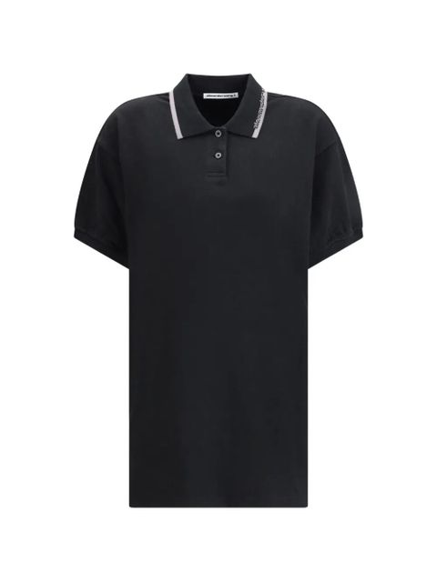 Alexander Wang polo-collar mini dress - Black - zdjęcie produktu nr 1