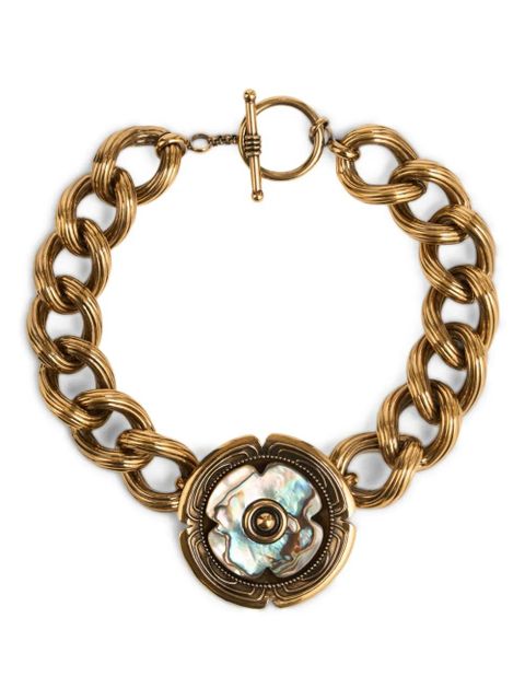 ETRO floral-motif necklace - Gold - zdjęcie produktu nr 1