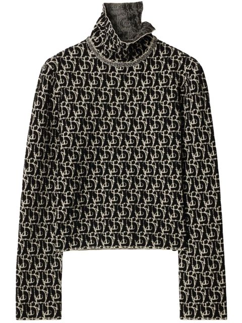 Burberry B Charm-intarsia sweater - Neutrals - zdjęcie produktu nr 1