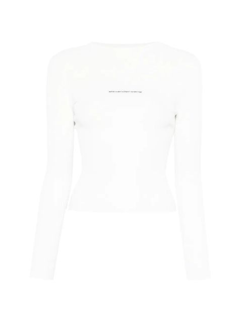 Alexander Wang logo-detail crew-neck T-shirt - White - zdjęcie produktu nr 1