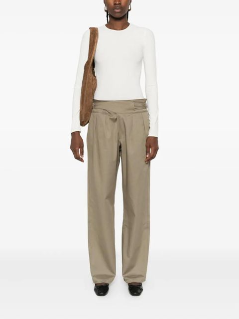Maison Margiela long-sleeve crew-neck bodysuit - Neutrals