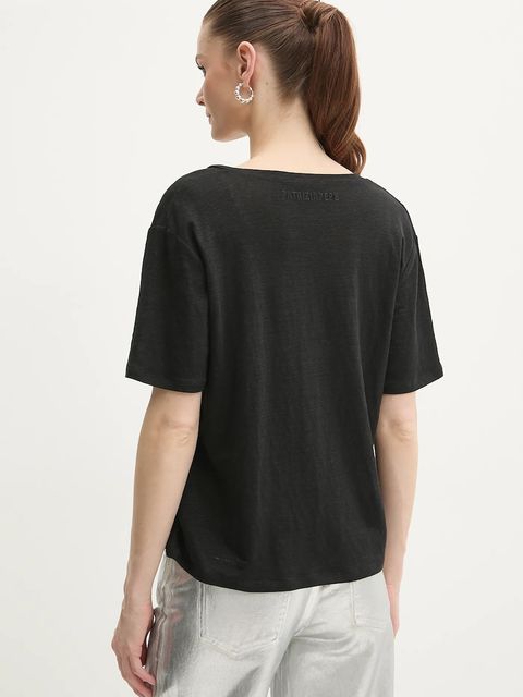 Patrizia Pepe t-shirt lniany