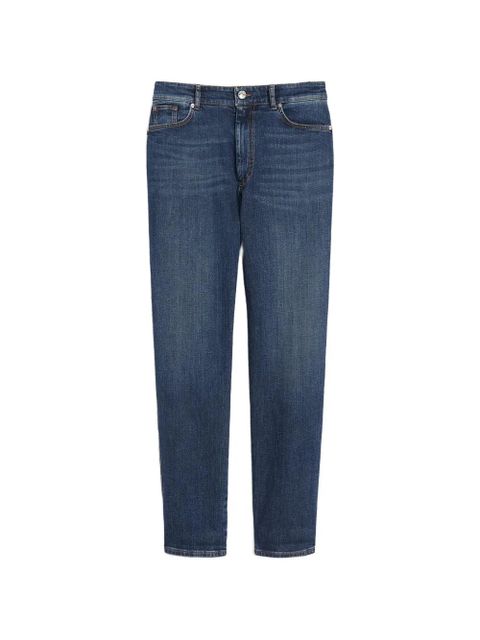 Sportmax belt-loops straight jeans - Blue - zdjęcie produktu nr 1