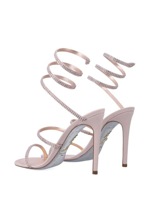 René Caovilla Cleo rhinestone spiral pumps - Pink - zdjęcie produktu nr 2