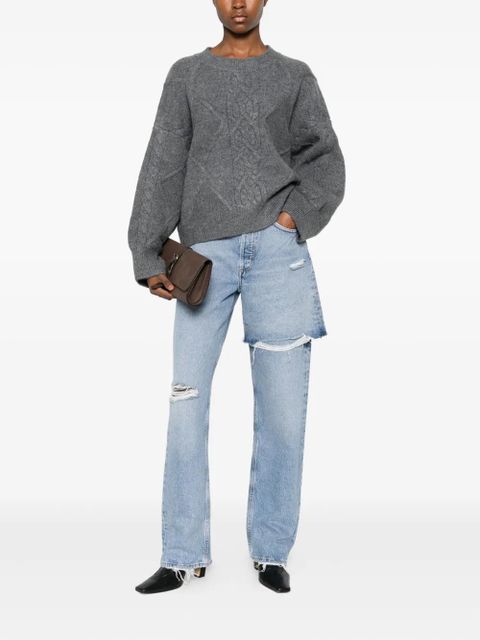 AGOLDE ripped cotton jeans - Blue