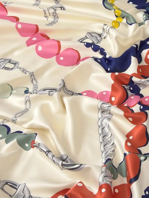 Tous chusta TEXTIL damska kolor granatowy wzorzysta 2002303633 - zdjęcie produktu nr 2