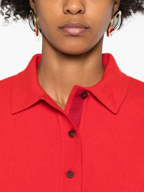 Jacquemus polo-neck sweater - Red