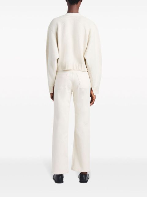 Proenza Schouler Sofia cashmere-wool cardigan - Neutrals