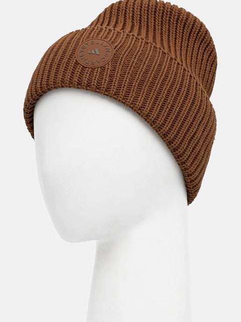 adidas by Stella McCartney czapka kolor brązowy JZ5527 - zdjęcie produktu nr 2