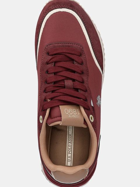 U.S. Polo Assn. sneakersy SACHA009E damskie kolor bordowy SACHA009W/ENH3