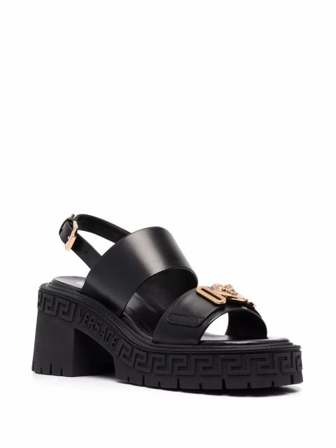 Versace Medusa-plaque sandals - Black - zdjęcie produktu nr 2