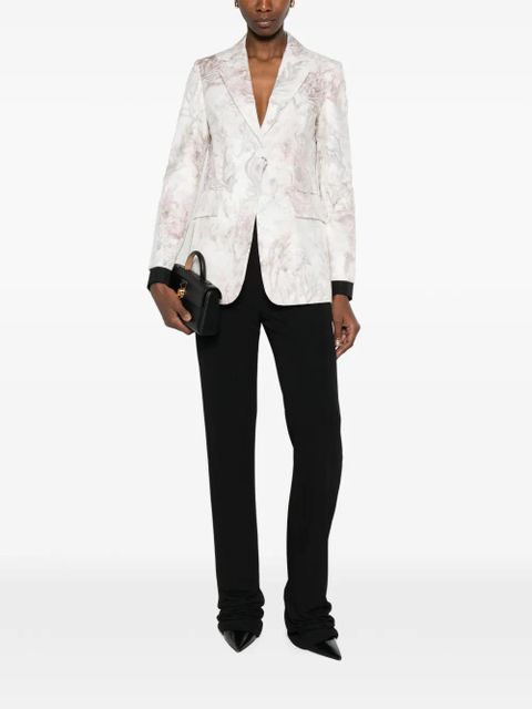 Max Mara floral-print blazer - White - zdjęcie produktu nr 2