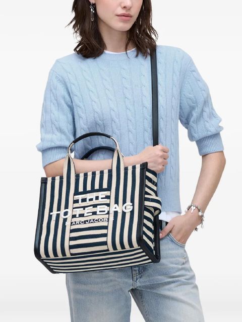 Marc Jacobs The Medium Stripe Canvas tote bag - Blue - zdjęcie produktu nr 2