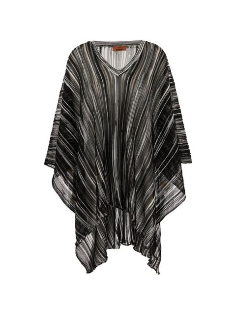 Missoni striped V-neck sweater - Black - zdjęcie produktu nr 1