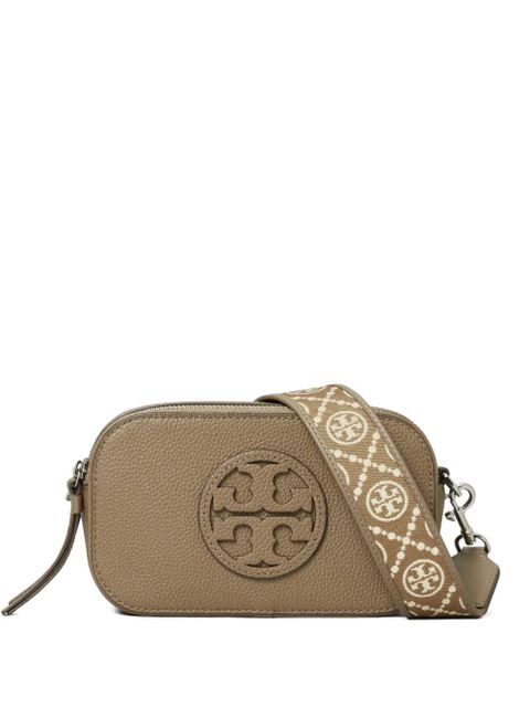 Tory Burch Miller logo-embossed leather crossbody bag - Brown - zdjęcie produktu nr 1