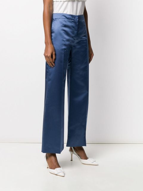 Valentino Garavani wide leg tailored trousers - Blue