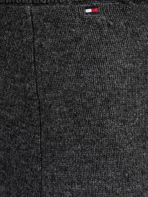Tommy Hilfiger spódnica wełniana kolor szary midi rozkloszowana WW0WW46756