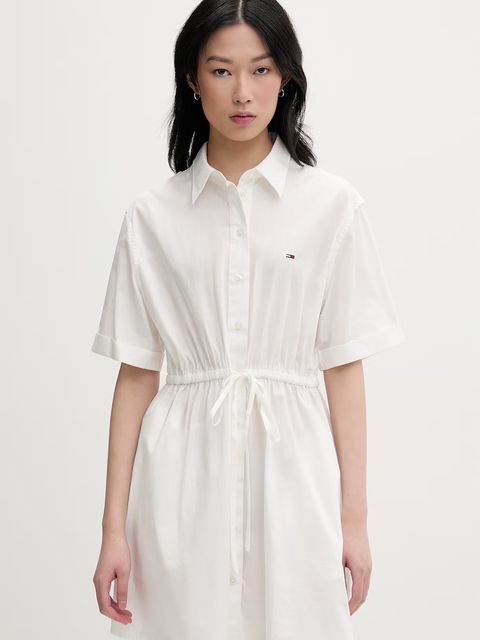 Tommy Jeans sukienka koszulowa bawełniana - zdjęcie produktu nr 1