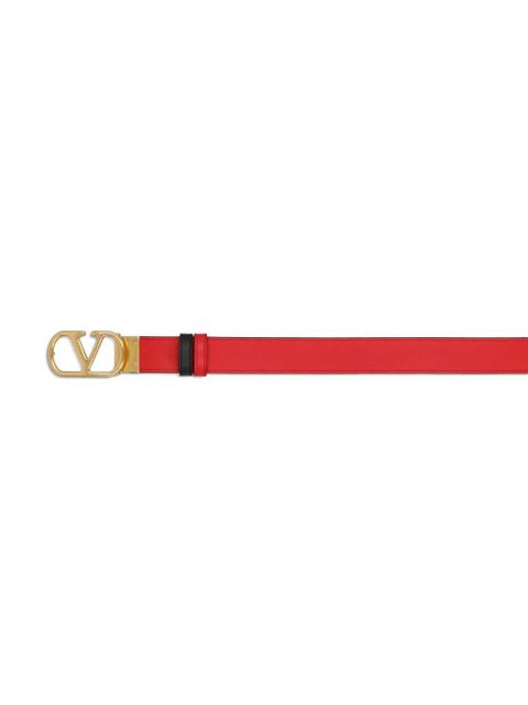 Valentino Garavani logo-buckle belt - Black
