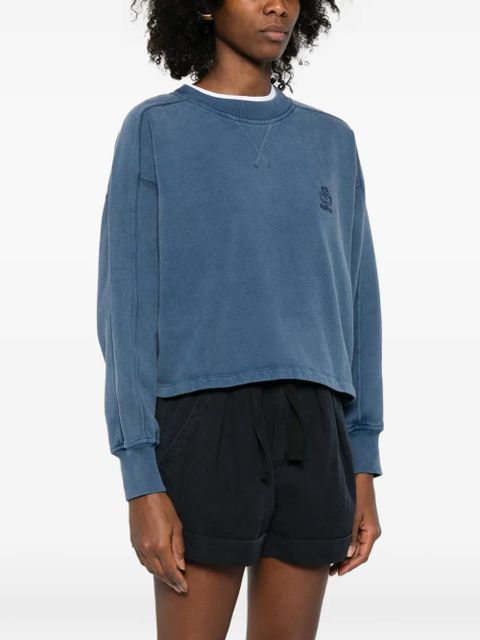 MARANT ÉTOILE Sunny crew-neck logo sweatshirt - Blue - zdjęcie produktu nr 2