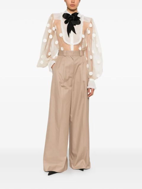 Valentino Garavani polka-dot blouse - Neutrals - zdjęcie produktu nr 2