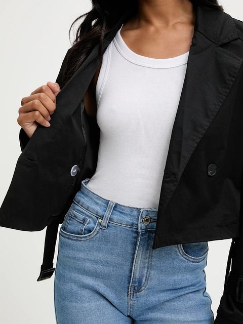 Answear.LAB kurtka kolor czarny przejściowa