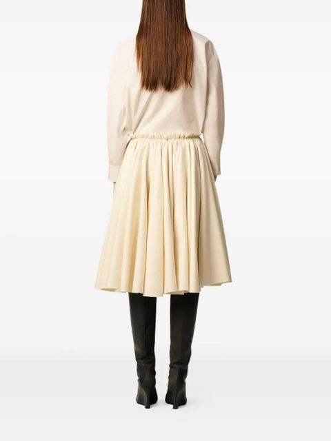 AMI Paris Corolla wool midi skirt - Neutrals - zdjęcie produktu nr 2